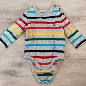 Baby gap rainbow striped onesie